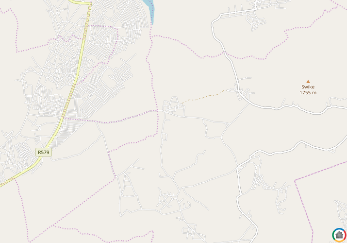 Map location of Tweefontein